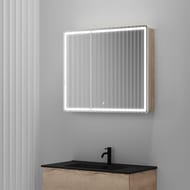 Зеркало-шкаф SANCOS Mirror (890х150х740) подвесное,LED-подсв.,сенсорное управ.,дуб галифакс MI90EG