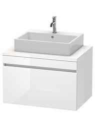 Тумба под раковину Duravit DuraStyle (800х512х548) 1 ящик, белый глянец DS531202222 — миниатюра 1