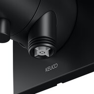 Шланговое подключение Keuco IXMO с держателем для лейки и выводом для шланга,черный мат.59557371202