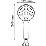Душевая система WasserKRAFT Thermo A171519 с термостатом