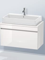 Тумба под раковину Duravit DuraStyle (900х512х478) 1 ящик, белый глянец DS530302222