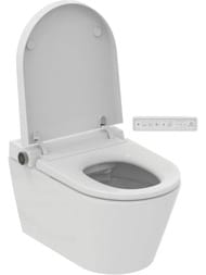 Унитаз подвесной Ideal Standard i life E 412х610х425 с крышкой-биде, белый K875501