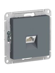 Розетка Systeme Electric ATLASDESIGN компьютерная RJ45 механизм грифель ATN000783