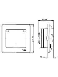 ������� Systeme Electric GLOSSA � ����������� �� �������� � ������� ������� � ����� IP44 GSL000248