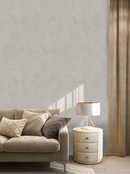 Обои виниловые на флизелине Zambaiti Satin Flowers IV (0,53х10,05) бежевые Z66813 (рул.)
