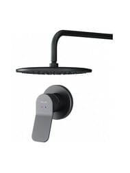 Душевая система AM.PM X-Joy FB85A2R000 смеситель для душа, верхний душ 220мм, черный FB85A2R002 — миниатюра 1