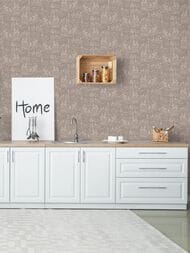 Обои флизелиновые Hygge V Nature Hg39 008 (1,00х10,05) листья, коричневые (рул.)