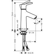 ��������� Hansgrohe Talis S 72023000 ��� ��������, �������., CoolStart, ��� �������� ���������,����