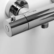 Смеситель для ванны/душа WasserKRAFT Berkel 4811 Thermo настенный, термостат, короткий излив, хром
