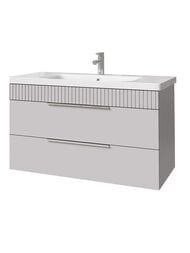 Тумба под раковину Caprigo MONBAR-Smalty 100 (976х446х550) подвесной, 2 ящика 36314eml-049.000.00.20