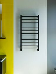 GROTA ECO CLASSIC Полотенцесушитель "Лесенка" 480x900 диаг./ниж. покл. D-1/2" RAL9005