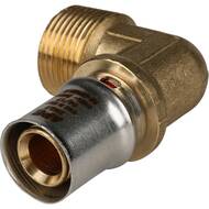 Угольник-переходник STOUT 3/4"Нх20 для металлопластиковых труб прессовой SFP-0011-003420 — миниатюра 1
