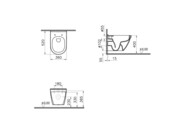 ������ ��������� Vitra S50 (360�520�400) ��� �������,�������������. ����.,��������. 7740B003-0075