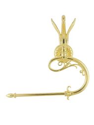 Migliore Luxor Полотенцедержатель 35 см закругленный, золото 26228