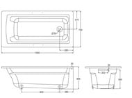 ����� �������� Jacob Delafon Archer 150�75 E6D906-0 ����������. ����., ��� ��� �/�����, �/�����, ���