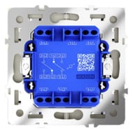 Проходной переключатель двухклавишный Voltum S70 VLS020305, серебро