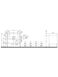 Тумба напольная Duravit XViu 610х594х390 2 ящика, белый глянец/шампань XV44880B122 — изображение 2