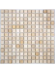Мозаика мраморная Wild Stone Crema Marfil Polished 20х20 (305х305х4) кремовая, JMST033 (шт.) — миниатюра 1
