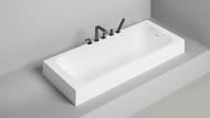 Ванна из искусственного камня Salini Orlanda Kit S-Sense 102112M 1800х800х600 матовая, белая
