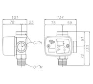 ���������� COELBO SWITCHMATIC 1 �����������,  1/4" ���.�����, ��� ������� �� 2,2���, U480039