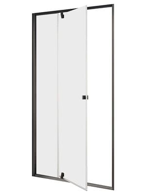 Душевая дверь RAVAK PIVOT PDOP2-100 (961-1011х1900) распашная, стекло, черный+Transparent