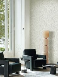 Обои виниловые на флизелине Decori&Decori Blumarine  5 (1,06х10,05) под мрамор, серые 29008BM (рул.)