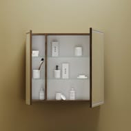 Зеркало-шкаф SANCOS Mirror (790х150х740) подвесное,LED-подсв.,сенсорное управ.,дуб чарльстон MI80ECH