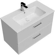 Тумба под раковину KERAMA MARAZZI GEOMETRICA Piano Classic подвесная 830х450х525 ясень белый матовый PIA.CL.85\WHT.M