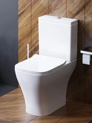 Унитаз-компакт Damixa Titan (360х605х815) безободковый, с сиденьем микролифт DX78C8600SC