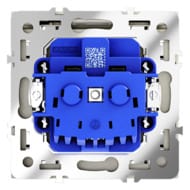 Розетка с защитными шторками и крышкой Voltum S70 VLS040305, серебро