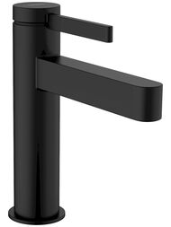 Смеситель Hansgrohe Finoris 76023670 для раковины 110, сливной клапан Push-Open, матовый черный — миниатюра 1