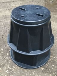 Кабельный колодец Polimer Group КС-2.2 (630х600) пластиковый, черный