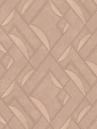 Обои флизелиновые Hygge II Summer Hg9 004 (1,00х10,05) ромбы, коричневые (рул.)