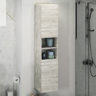Шкаф-колонна COMFORTY Верона-35 (350х1600х320) подвесной, дуб белый00004137140