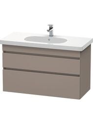 Тумба под раковину Duravit DuraStyle DS648504343 (1000х610х453) подвесная, 2 ящика, базальт матовый