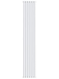 Дизайн-радиатор STOUT Tube Round 6 секц. ниж.прав.подкл R40 1-1750-6 RT белый