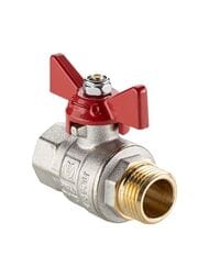 Кран шаровый VALTEC BASE-ГОСТ полнопроходной с рукояткой-бабочкой DN20 PN40 3/4" ВН VT.218S.N.05