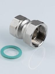 Муфта VALTEC 1"х3/4" ВВ с накидной гайкой, VTr.614.N.0605