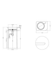 �������� SALINI Ninfea 01 (540�447�850) ��������. ������ S-Stone, ���������, ������� 130221MF