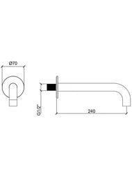 ����� ��� ����� Almar Universal ������������, 240 ��, ���� ����������� ����� ������������� AISI 316 E098012.316