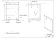 ������� Cersanit LED 080 design pro 700�850 ���������, ����, ��������������� KN-LU-LED080*70-p-Os