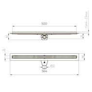 ������� ����� Paini Slim Line L=500 ��, D50, ���� ������, CH500SL