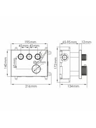 ��������� ��� �����/���� WasserKRAFT Aisch 5558 Thermo ������������,����������������,������ �������