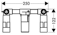 ������� ����� Axor Citterio 10303180 ��� ��������� �� 3 ���������