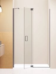 Душевая дверь RGW Hotel HO-014Gr (900х2000) распашная, стекло 8мм прозрачное/серый 350601409-110 — изображение 4