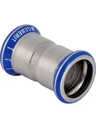 Муфта MAPRESS 28мм нерж. сталь (пресс с двух сторон) 32005 — миниатюра 1