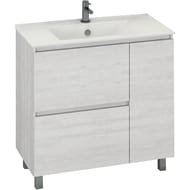 Тумба COMFORTY Верона-90 (905х870х470) напольная, с раковиной, дуб белый 00-00001972
