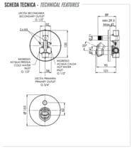 Смеситель для душа Remer Element ET09HNO, черный матовый — миниатюра 6