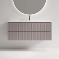 Тумба подвесная SANCOS Snob R 1195х390х500, 2 ящика, доводчики, Doha Soft,SNR120/39SM