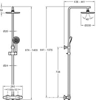 ������� ������� Jacob Delafon BRIVE � �������, ����� � ���� ���, ������, ����� E24444-CP/E24322-CP